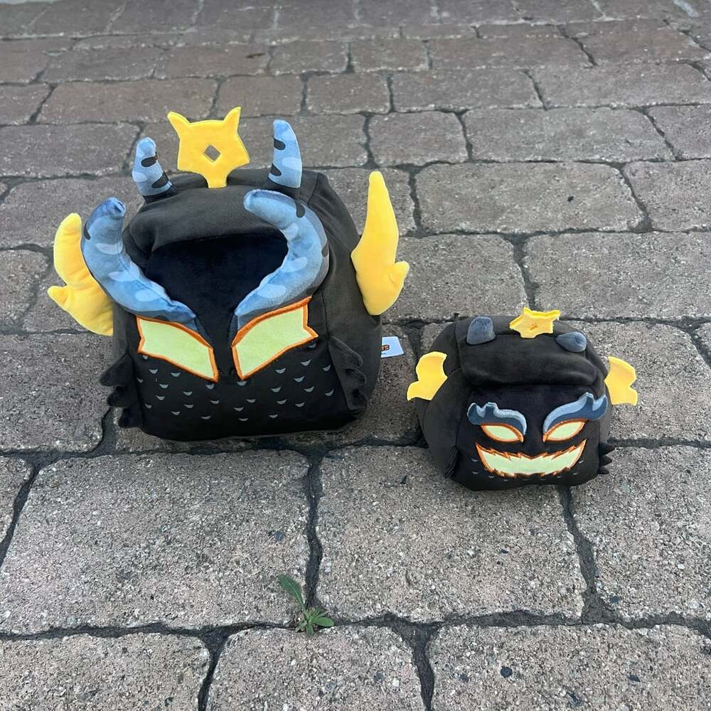 Roblox Blox Fruits Dragon Deluxe 8" & 4” Plush Toy Bundle
